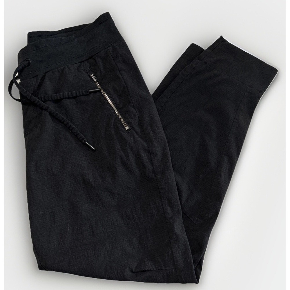 Women's Athleta Rip Stop Nylon Stretch Jogger Pull On Ankle Pants Sz 8 27" Ins - Picture 7 of 7